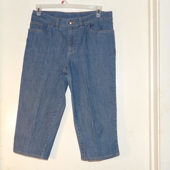 Kim Rogers Petite Midrise Capri Jeans Sz 12P - Picture 5 of 6